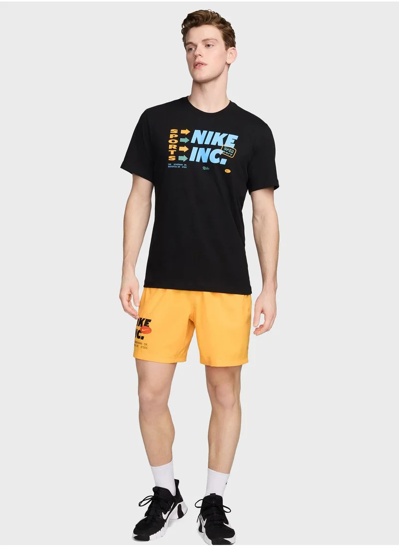 Nike Dri-Fit 3 Month Slub Graphic T-Shirt