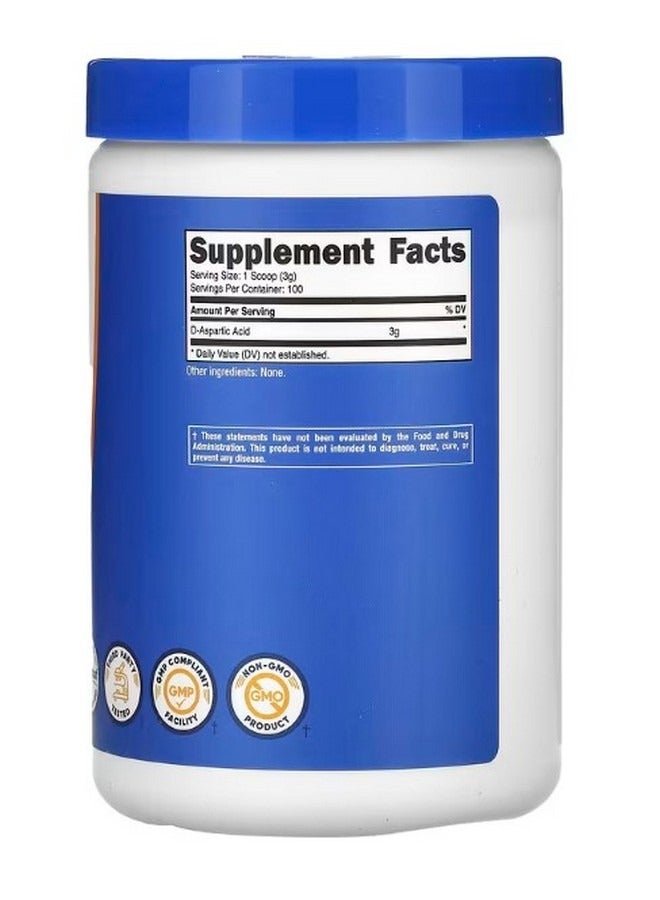 Nutricost حمض د أسبارتيك غير المنكه 10.6 أونصة 300 جرام - Image 2