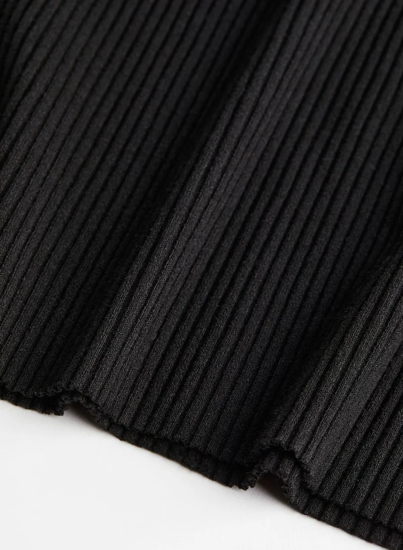 H&M Ribbed Knitted Dress