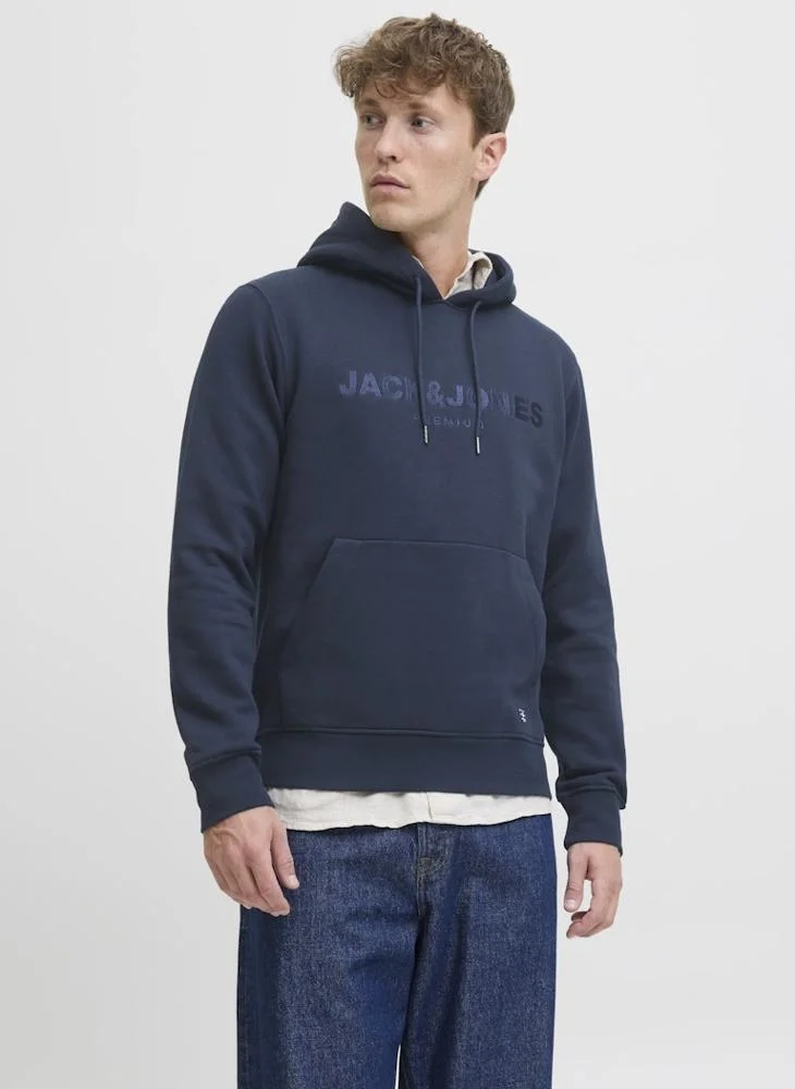 JACK & JONES Logo Pullover Hoodie