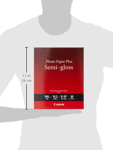Canon Sg-201 8X10(50) Photo Paper Plus Semi-Gloss 8"" X 10"" (50 Sheets) (Sg-201 8X10) - Image 3