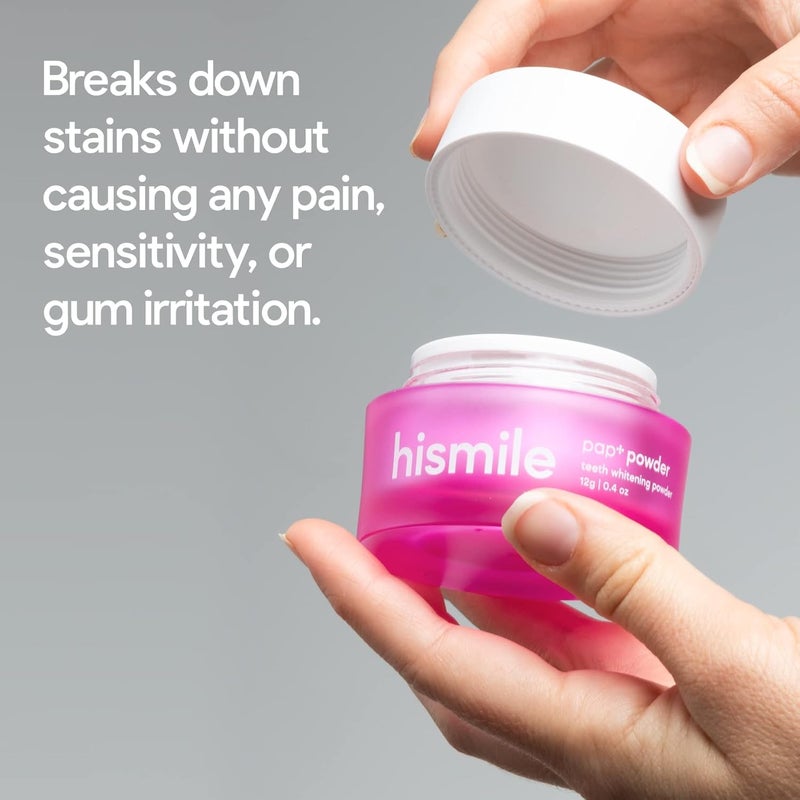 Hismile Pap+ Teeth Whitening Powder - Enamel Safe Whitening for Sensitive Teeth - Image 4