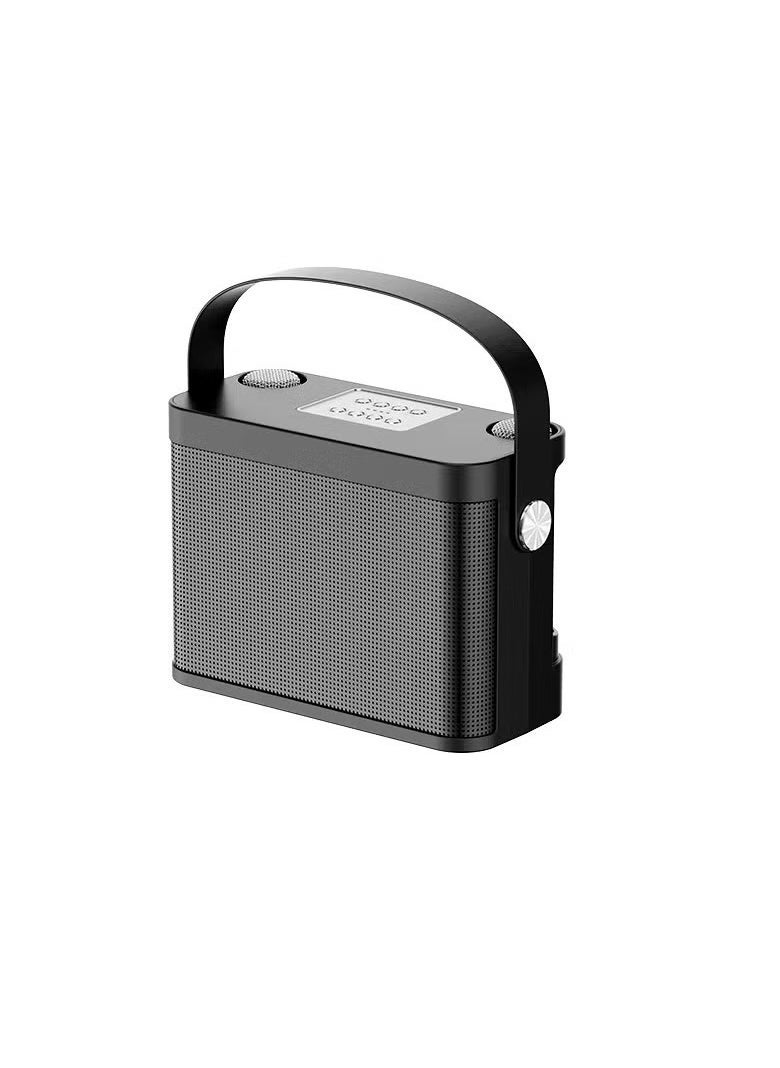 SU.YOSD - YS-219 Karaoke Machine with 2 Wireless Microphones, Portable Bluetooth Speaker, LED Lights, FM Radio, Rechargeable Battery for Home, Parties & Travel – Perfect for Singing, Music, and Entertainment - Image 1