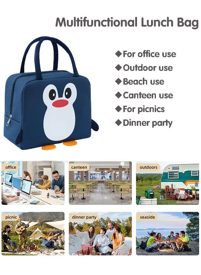 Sharpdo Kids Lunch Bags, Insulated Lunch Bag, Children Thermal Tote, Suitable for School, Picnic, Kindergarten, Travel  - Image 3