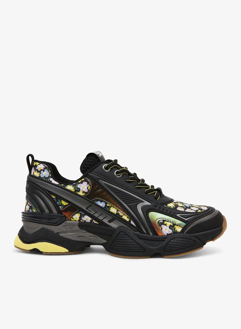 Speedster-E Printed Chunky Sneakers
