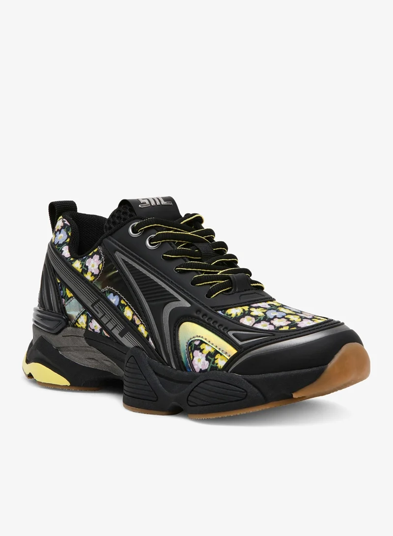 STEVE MADDEN Speedster-E Printed Chunky Sneakers