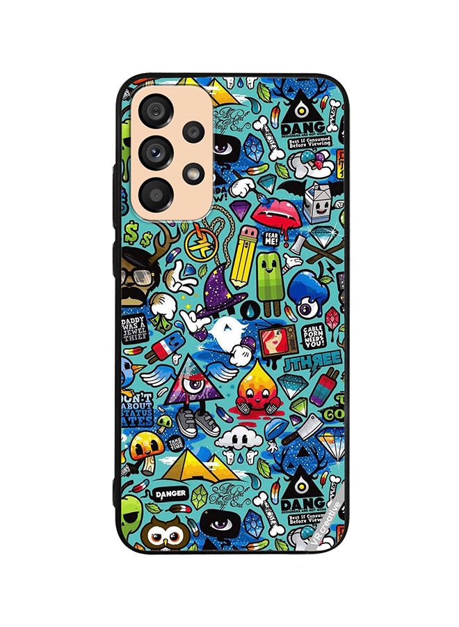 VR CREATIVE Protective Case Cover For Samsung Galaxy A33 5G Multicolor Design - Image 1