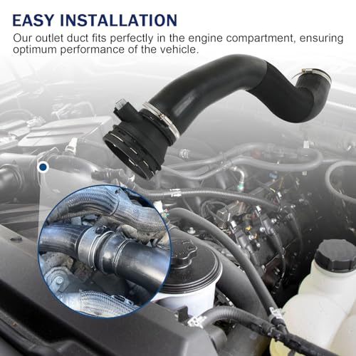 RALZAOTO Turbo Intercooler Outlet Tube Replacement for Ford F-250 F-350 Super Duty 6.7L PowerStroke 2017-2019 Replaces# HC3Z-6F073-B - Image 5