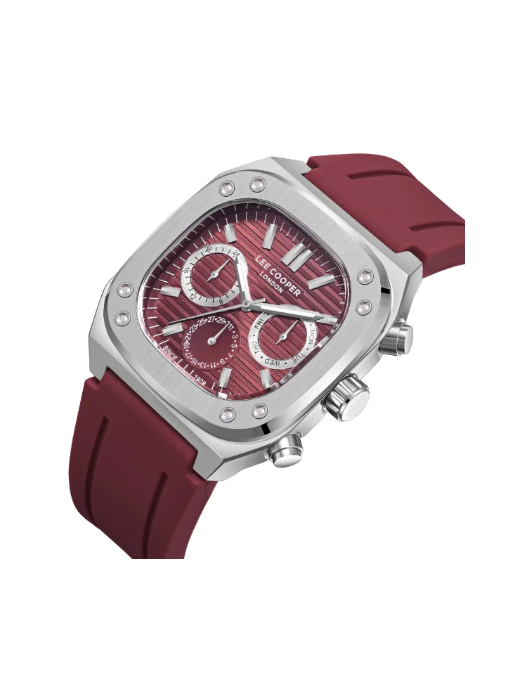 Lee Cooper LEE COOPER Men Multi Function Red Dial Watch - LC08022.388