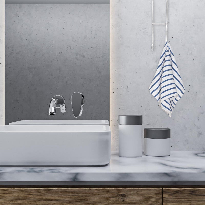 Stainless Steel S Shaped Door Hook 18cm Punch Free Glass Hanger 2 Towel Hooks for Bathroom Kitchen - Image 5