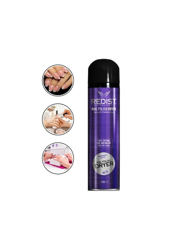 REDIST Nail Polish Dryer Spray 300 ml - Image 5