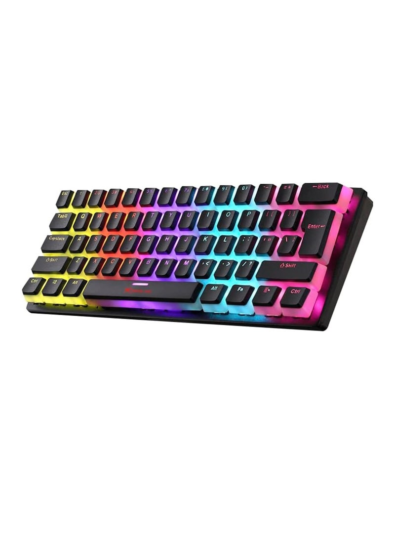 XTRIKE ME لوحة مفاتيح ميكانيكية للألعاب GK-985P سلكية مع إضاءة RGB - Image 2