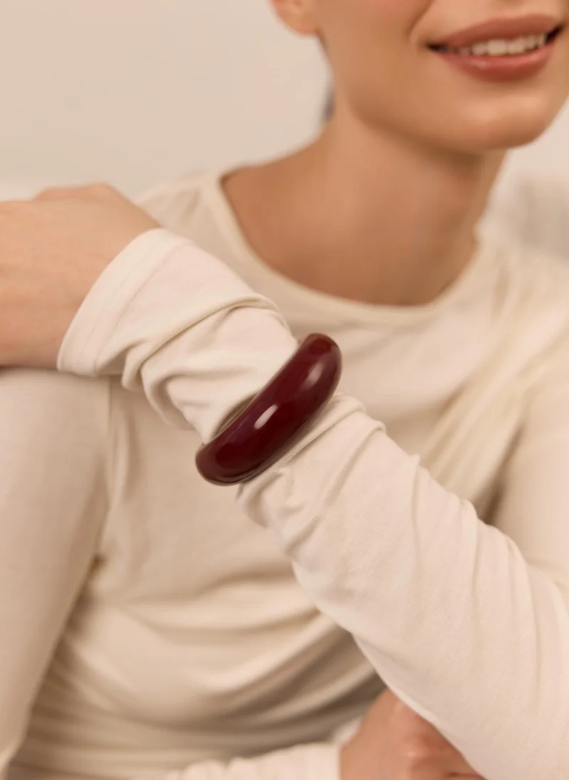 Voluminous round bracelet