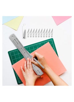 KASTWAVE 28 PCS Precision Carving Blades Craft Knife Tools Set Vinyl Kit  - Image 3