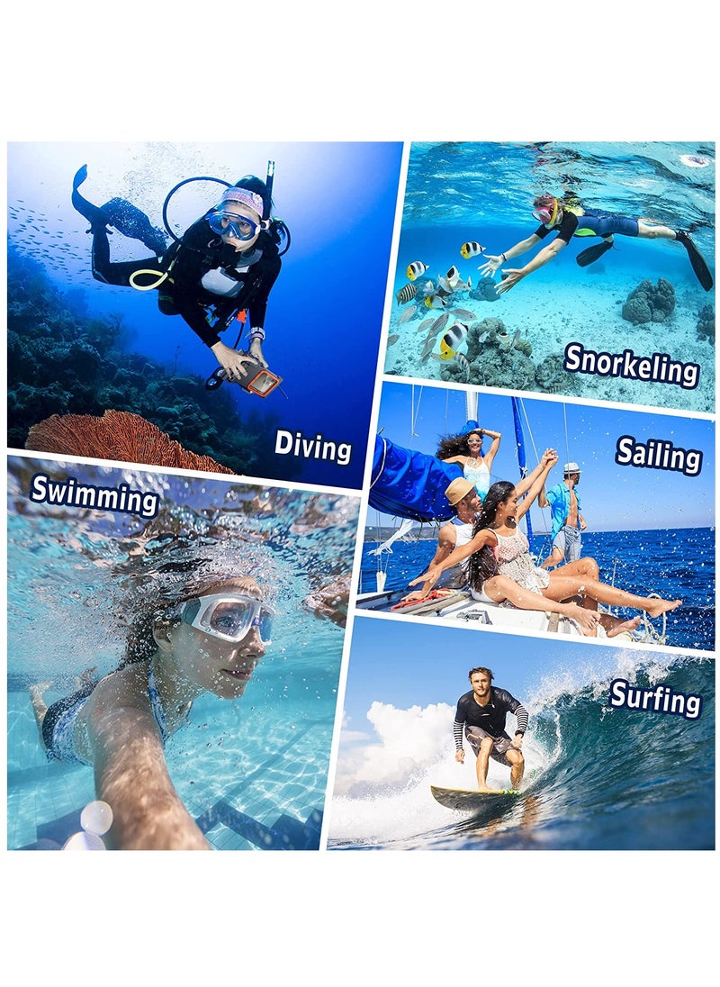 Generic - Universal Waterproof Phone Case for iPhone, Samsung Galaxy, LG, Huawei Smartphones Under 6.7 Inches - Ideal for Underwater Snorkeling and Diving Adventures - Image 1