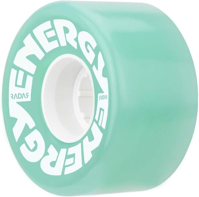 Riedell Radar Energy 57 - Roller Skate Wheels - 4 Pack of 78A 31mm x 57mm Quad Skate | Aqua - Image 1