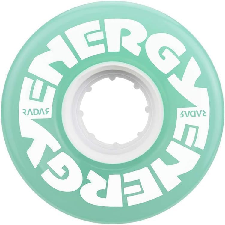 Riedell Radar Energy 57 - Roller Skate Wheels - 4 Pack of 78A 31mm x 57mm Quad Skate | Aqua - Image 2