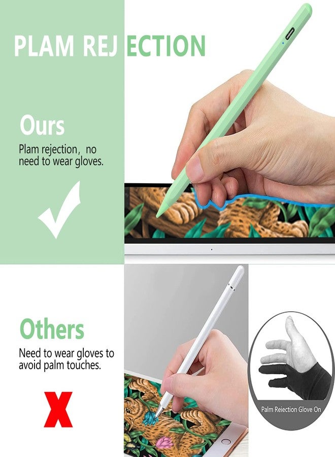 COO Stylus Pen for iPad 2018-2023 with Palm Rejection, Active Pencil for iPad 10th/9th/8th/7th/6th Generation, for iPad Pro 11/12.9 inch, for iPad Air 5th/4th/3th Gen, for iPad Mini 6th/5th Gen (Green) - Image 4