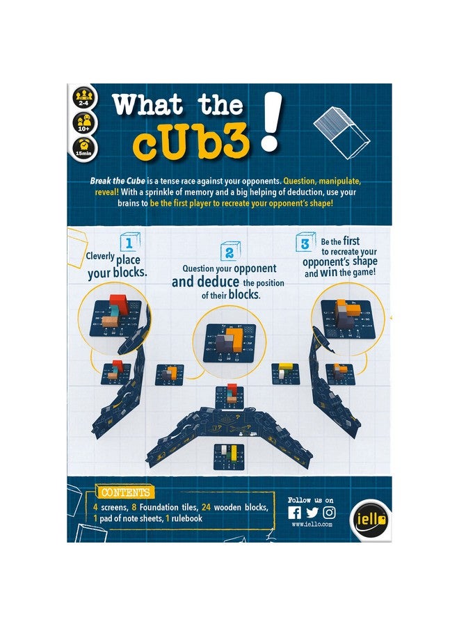 IELLO Break The Cube - Puzzle Solving Game, Kids & Family, Games, Ages 10+, 2-4 Players, 15 Min - Image 2