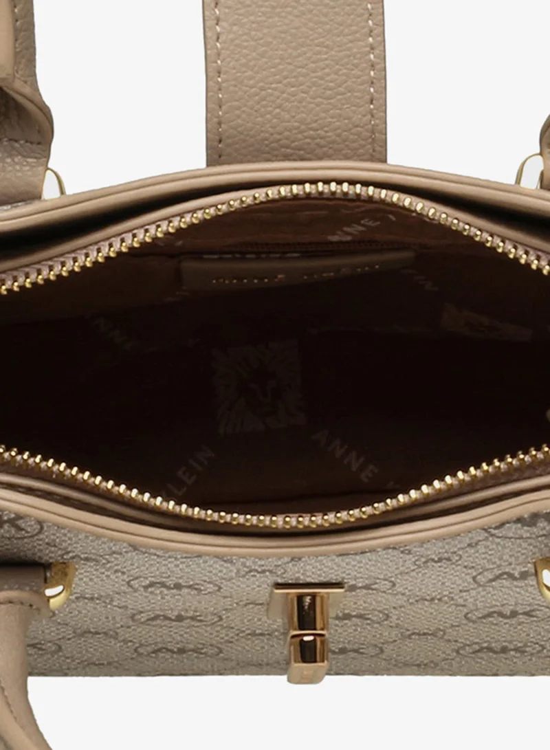 Anne Klein  Anne Klein Monogram Patterned Satchel Bag for Women | Best Price UAE