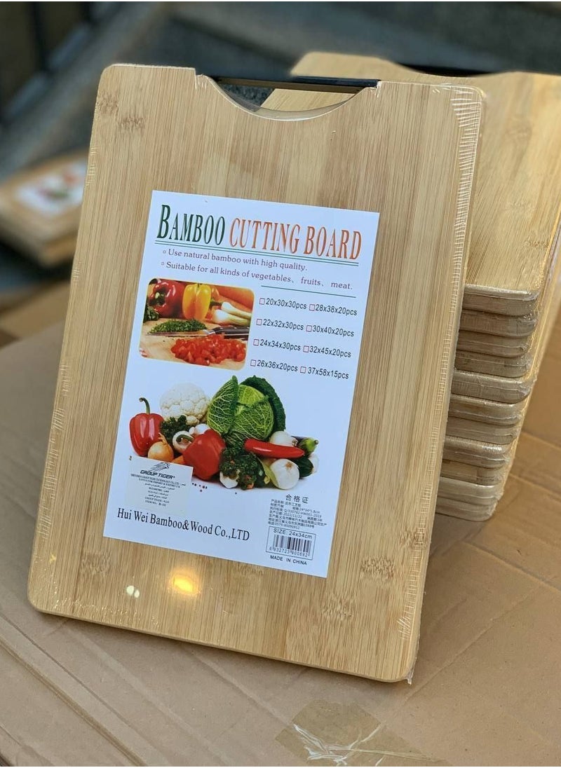 Bamboo cutting board with metal handle - pzsku/Z4DC6793C842BEE416F02Z/45/_/1735157980/a7c21673-b2a7-4103-b7a8-0d1865c8e94b