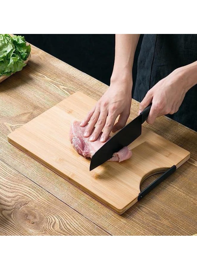 Bamboo cutting board with metal handle - pzsku/Z4DC6793C842BEE416F02Z/45/_/1735157990/19f2ff50-6bc1-4661-943d-799b585abdd3