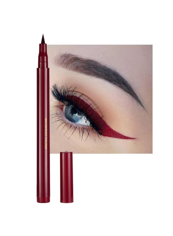 DekRion Liquid Eyeliner Eyeliner Liquid Longlasting Colored Eyeliners White Black Red Brown Green Purple Waterproof Highpigmented Colorful Eyeliners for Eye Makeup1PC - Image 1
