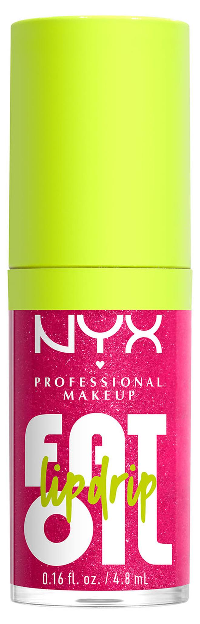 نيكس مكياج المحترفين | فات أويل ليب دريب، ملمع شفاه مرطب، لامع، نباتي، بلمسة غير لزجة، ترطيب يدوم لمدة 12 ساعة - سوبر موديل Supermodel - Image 1