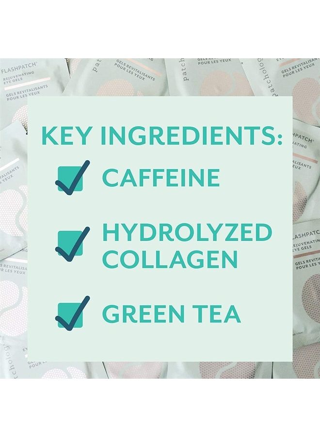 Patchology جل rejuvenating تحت العين - قناع مرطب للعين مع الكافيين والكولاجين - لاصقات تحت العين للهالات السوداء - عناية بالعيون المنتفخة، تقليل الانتفاخ وتقليل التجاعيد (15 زوج)  - Image 4