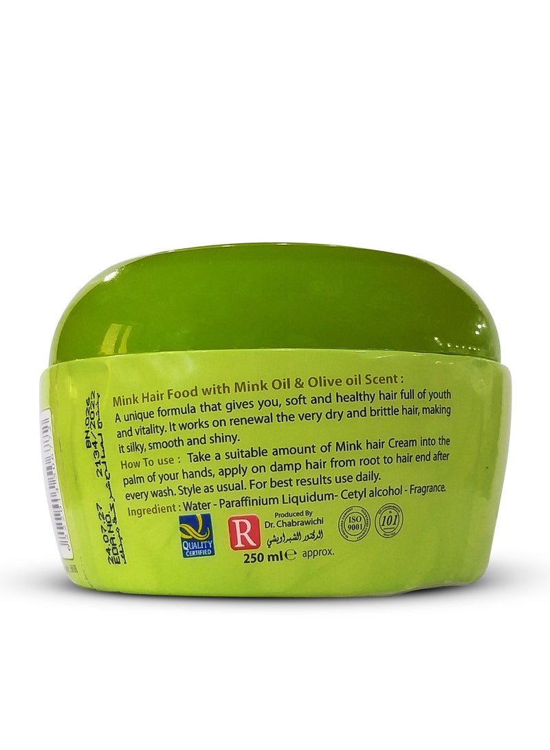 Mink Hair Food With M Oil & Olive Oil 250ml - Image 4