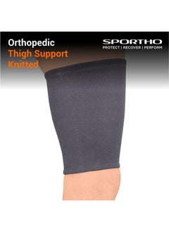 Nivia Orthopedic Thigh Support Knitted for men and women Brace Wrap for pain relief, running, Thigh Pain Relief  - Image 2