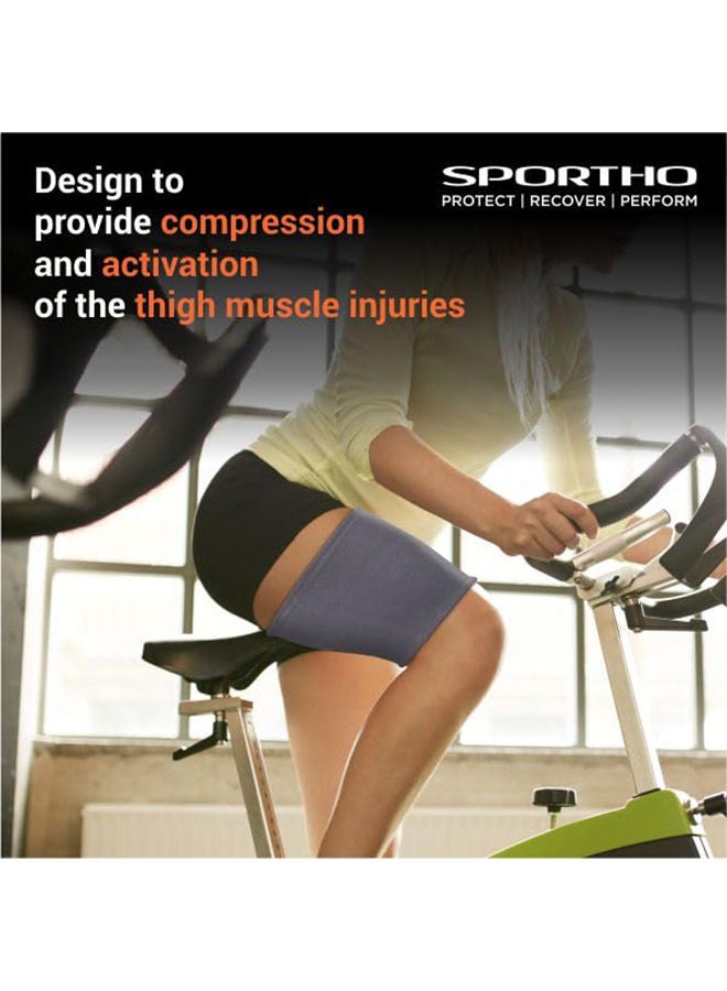 Nivia Orthopedic Thigh Support Knitted for men and women Brace Wrap for pain relief, running, Thigh Pain Relief  - Image 3