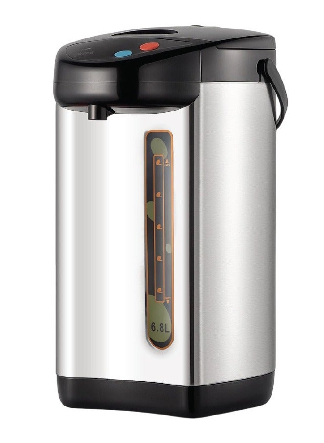 دينكس موزع مياه و مشروبات ساخنة كهربائي، غلاية كهربائية أوتوماتيكية سعة 6.8 لتر، مع خاصية إعادة الغليان والحفاظ على الدفء، وحماية من الحرارة الزائدة، وإيقاف تلقائي، بثلاثة أوضاع مثالي للمنزل والسفر والفنادق والمكتب - Image 1
