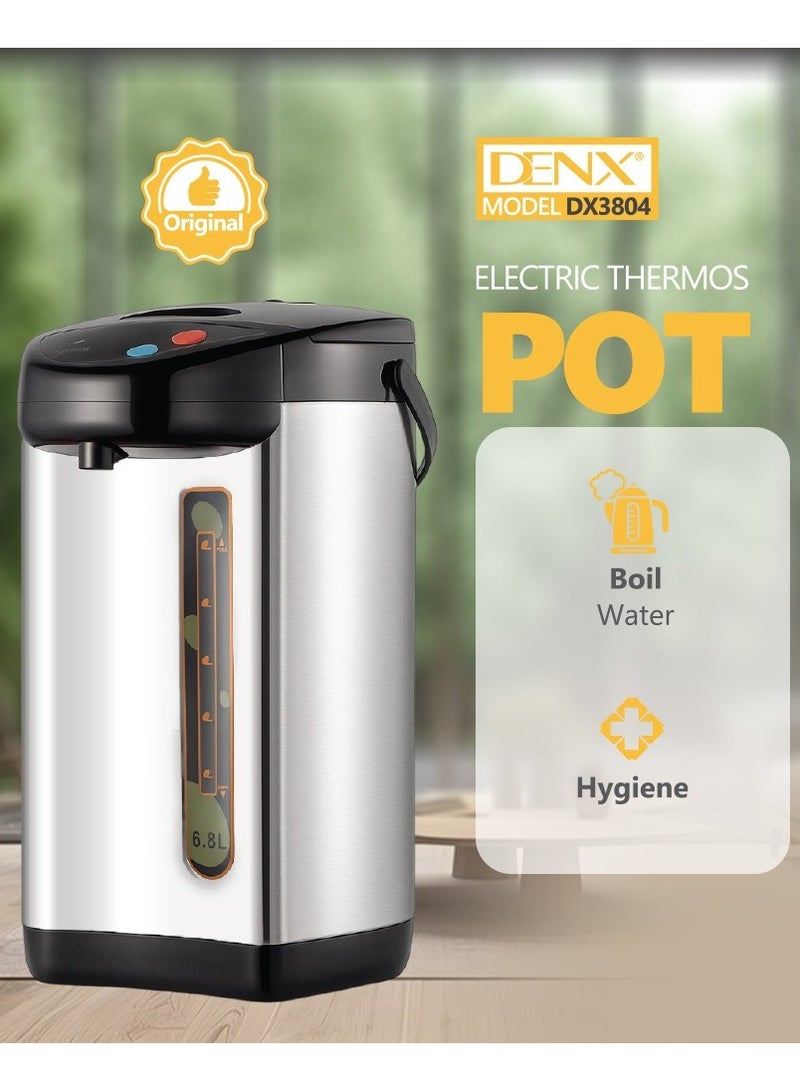 دينكس موزع مياه و مشروبات ساخنة كهربائي، غلاية كهربائية أوتوماتيكية سعة 6.8 لتر، مع خاصية إعادة الغليان والحفاظ على الدفء، وحماية من الحرارة الزائدة، وإيقاف تلقائي، بثلاثة أوضاع مثالي للمنزل والسفر والفنادق والمكتب - Image 4