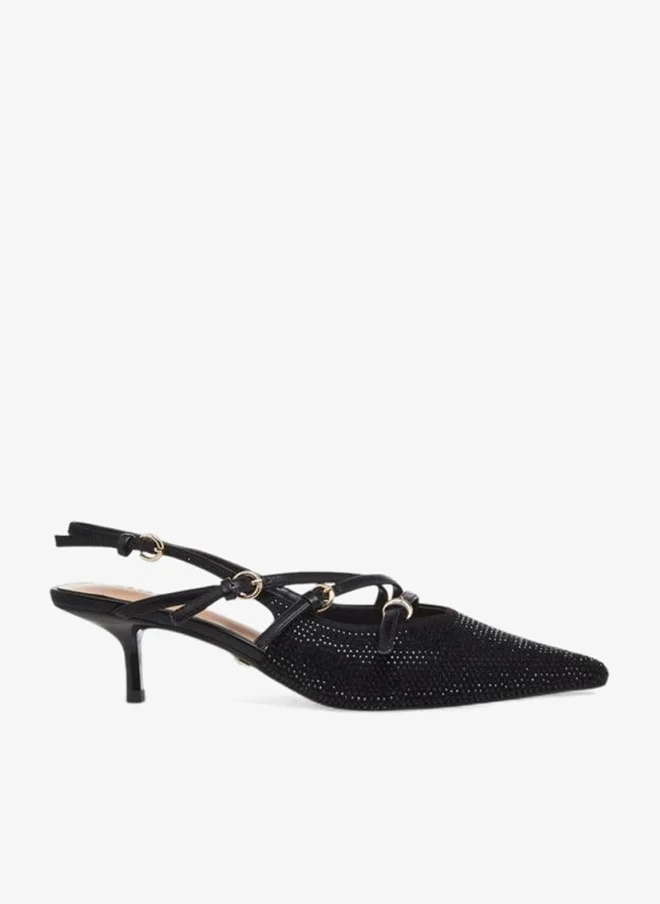 Celeste Women Embellished Pointed Toe Shoes