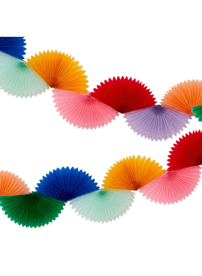 Meri Meri Rainbow Honeycomb Fan Garland