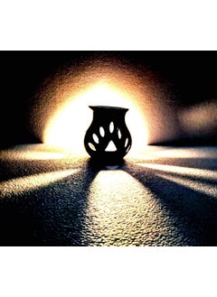 AL Asian Lily AL Asian Lily Aroma Diffuser Set 35 inches Indigo Perfect Gifting for Navratri Diwali Dussehra Festivals Blue Ceramic Candle Burner with 2 T Lite Candles and 10ml Aroma OilIndigo Blue  - Image 3