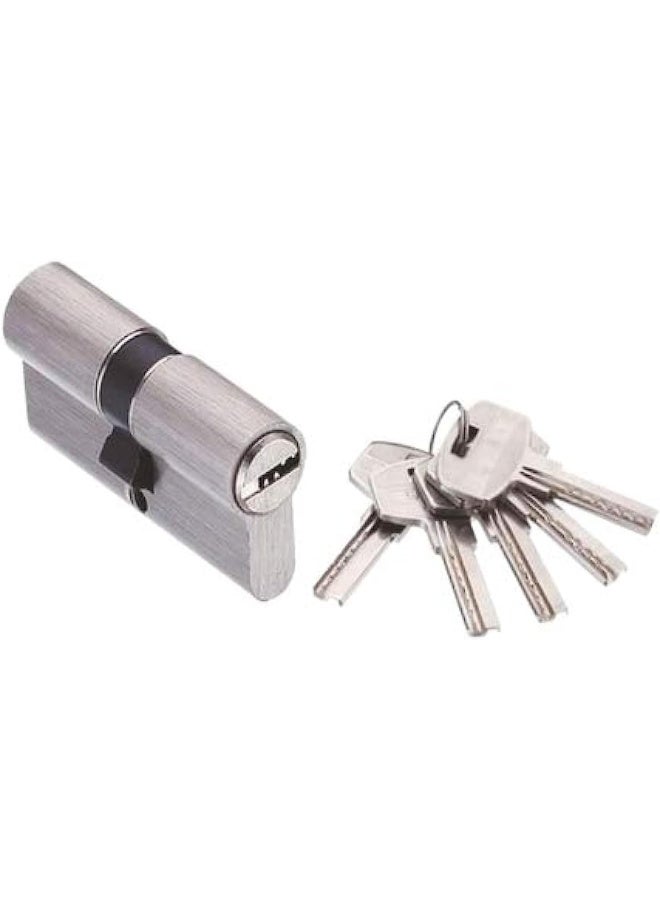 NJM 5 Computer Key 70mm Cylinder for Wooden/ Steel Door - Image 1