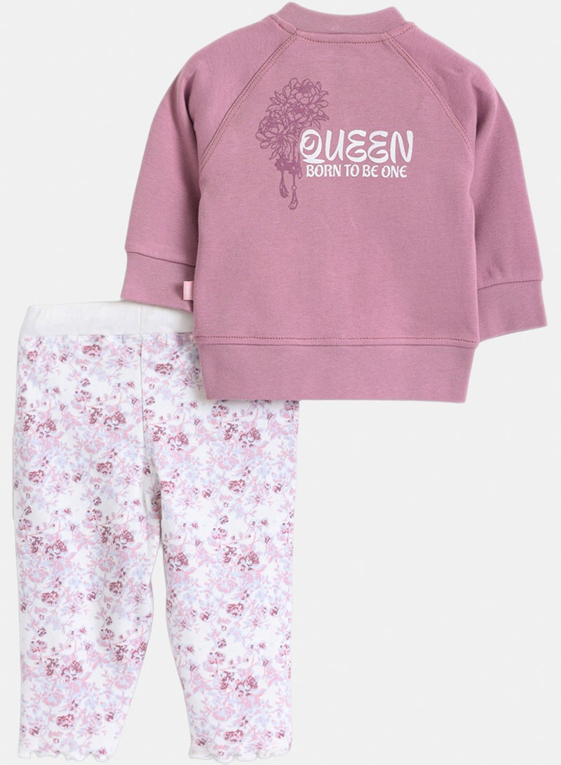Junior Baby Girls Queen Pyjama Set - Image 1