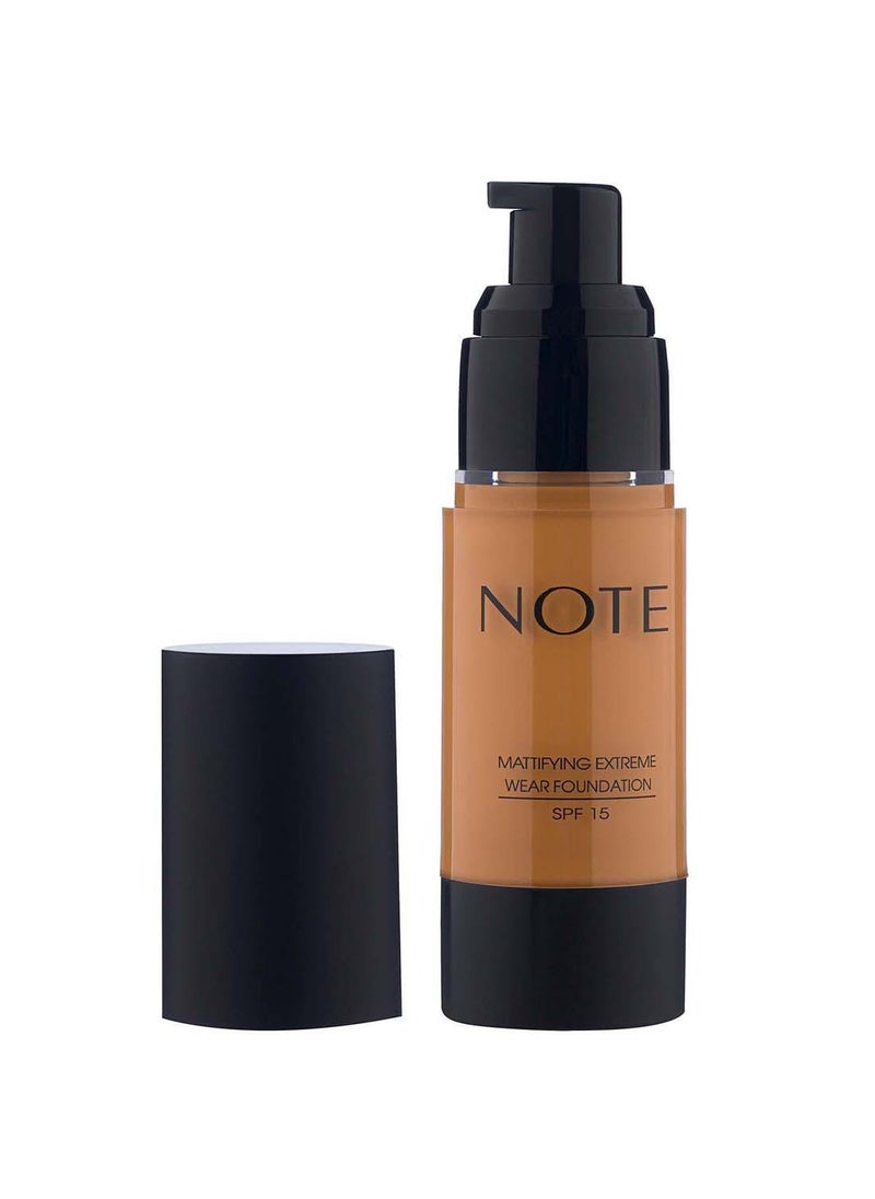 Note - Note Mattifying Extreme Wear  Foundation 113 (D.S.) -  Honey Bronze - Image 1