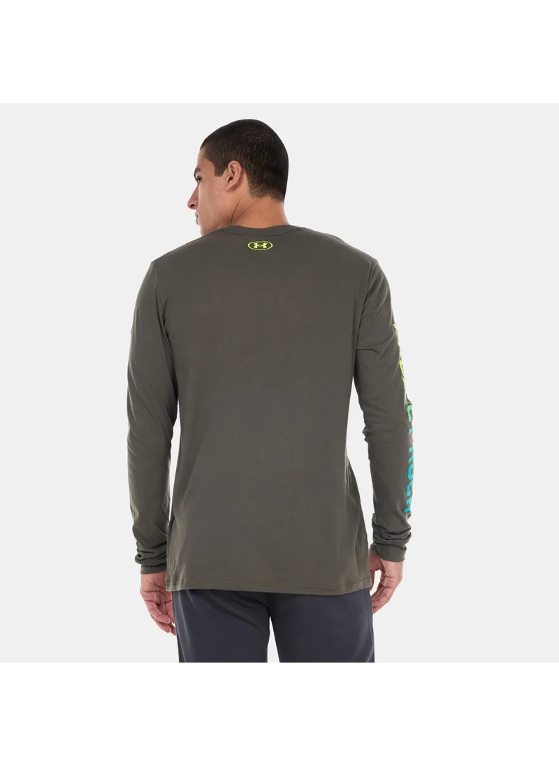 UNDER ARMOUR Men's Project Rock Brahma Long Sleeve Training T-Shirt