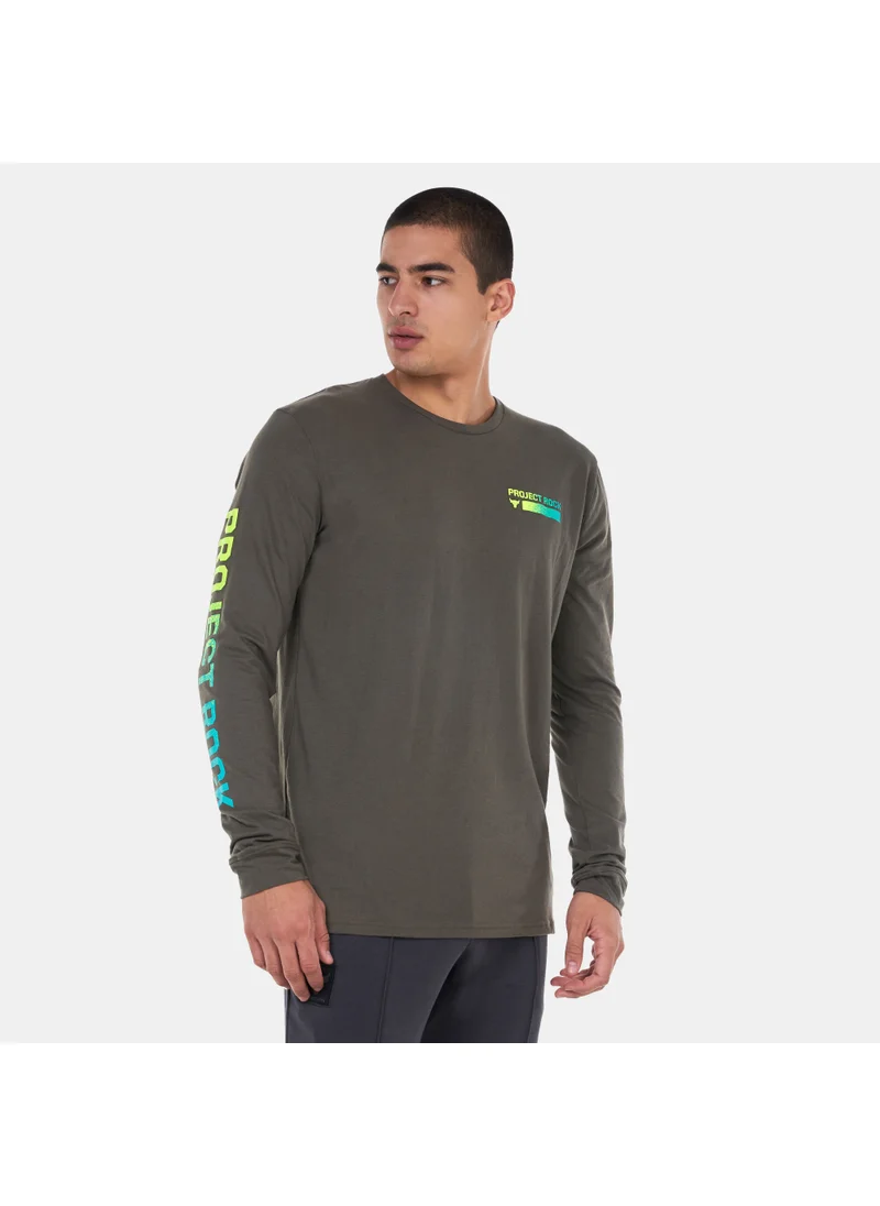 UNDER ARMOUR Men's Project Rock Brahma Long Sleeve Training T-Shirt