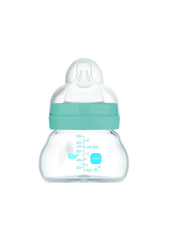 Mam Baby Feel Good Glass Bottle  Blue Sealife - Image 1
