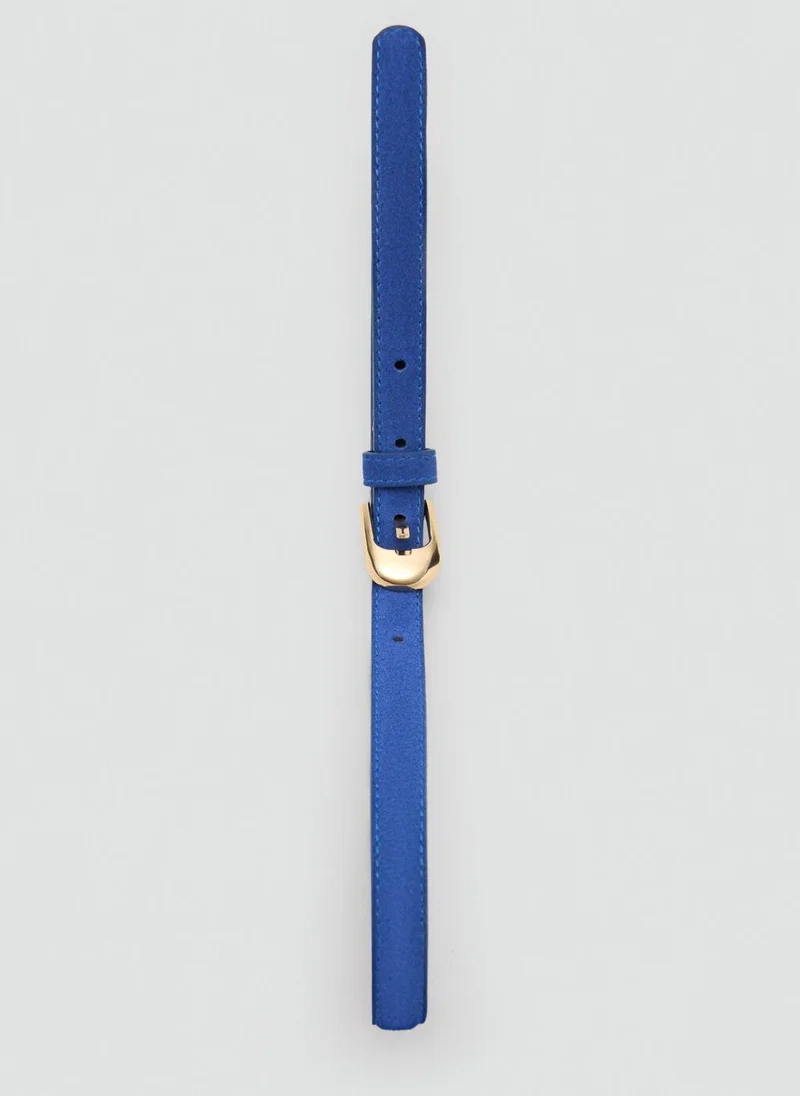 Mango 100% Bovine Leather Belt