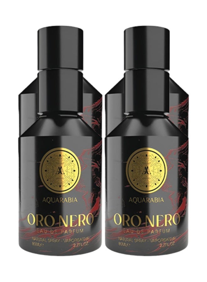 AquArabia 4 Pieces Oro Nero Perfume For Women 100ml EDP - Image 1