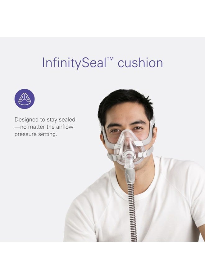 Resmed وسادة AirFit F20 - استبدال وسادة قناع CPAP للوجه الكامل - ملحقات CPAP - متوسط - Image 3