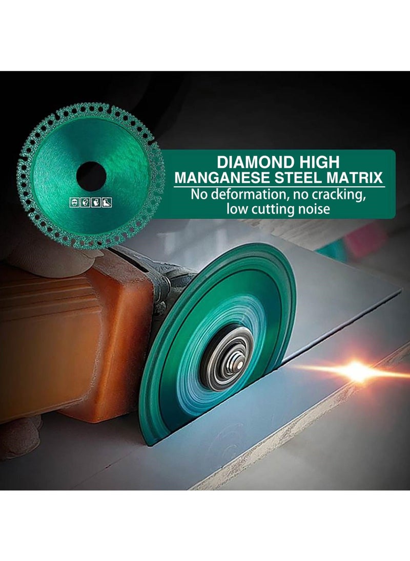 4 Inch Indestructible Discs for Grinder - 5Pcs Diamond Cutting Wheels Glass, Wood, Stone, Metal, Ceramic Tile
