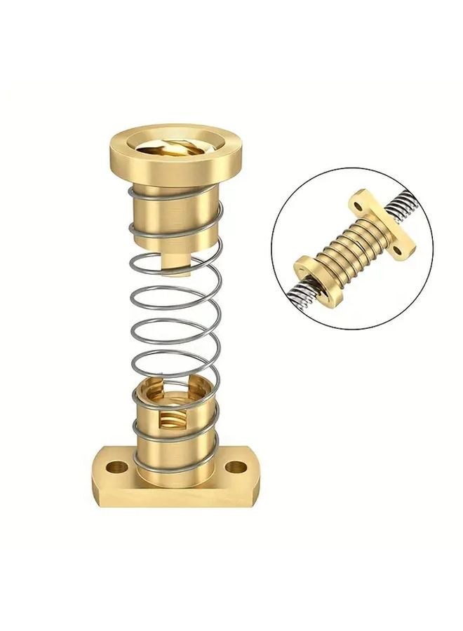 مجموعة صامولة النحاس المضادة للارتجاع T8 بمقدار 8 مم وخطوة 2 مم لطابعة Ender 3 وCR10 ثلاثية الأبعاد - Image 2