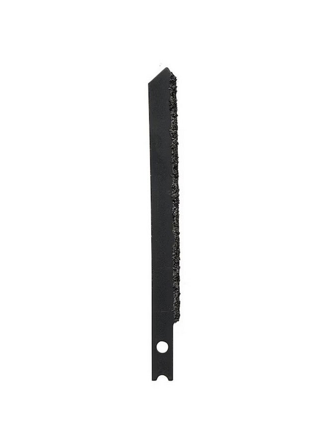 U-Shank Tungsten Carbide Medium Grit Jigsaw Blade Black 2-3/4 Inch 01651
