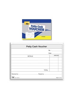 Psi 3-Piece Petty Cash Voucher Book 50 Sheets  - Image 2